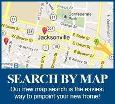 Jacksonville FL, Real Estate Search by Map